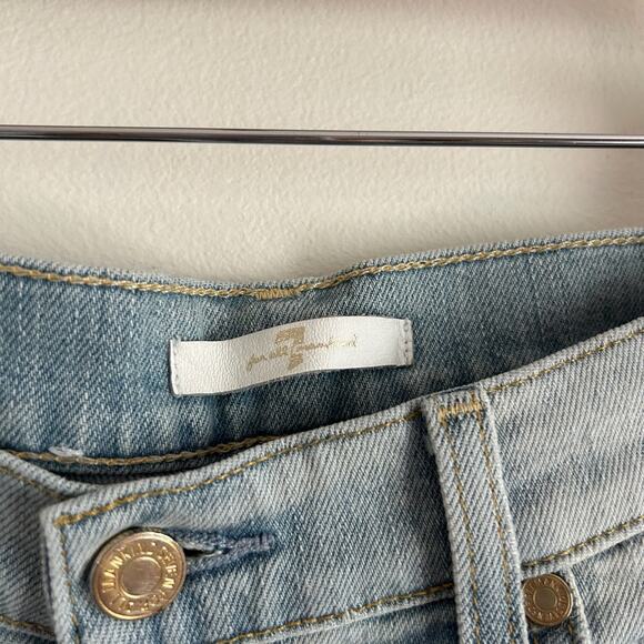 7 For All Mankind Rickie Relaxed Boyfriend Destroyed Jeans - Picture 6 of 8